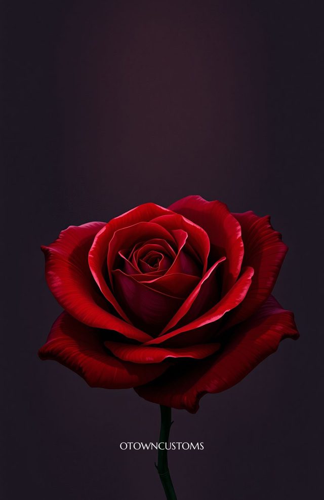 Gothic Rose Realistic Velvet