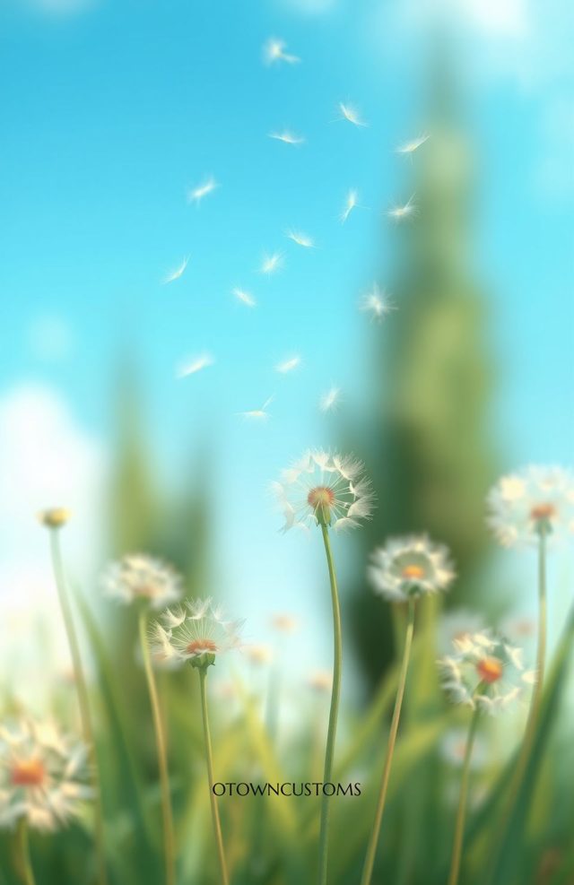 Soft Focus Floral Dandelion Seed