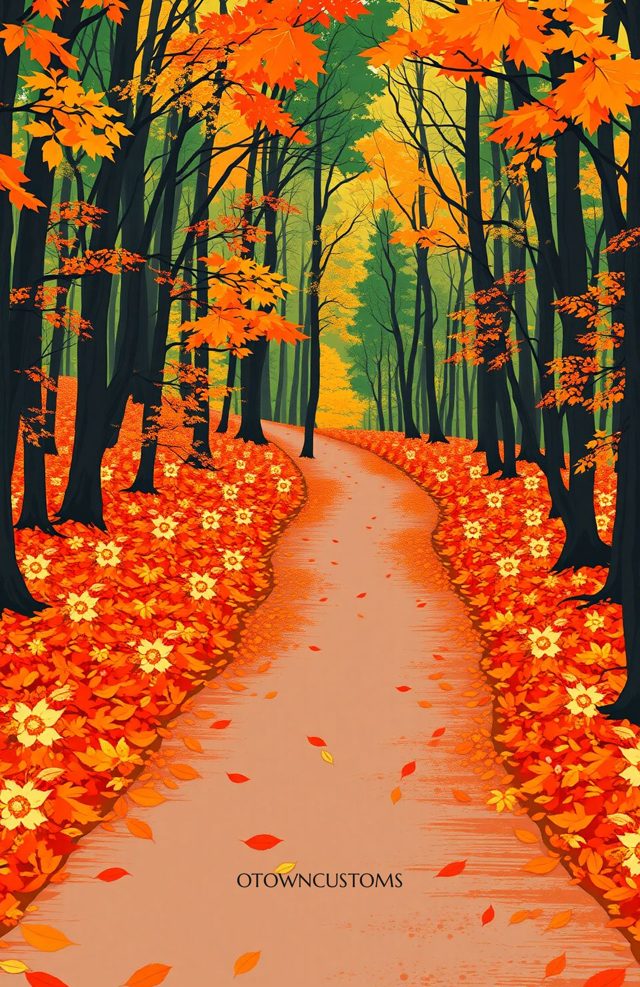 Tranquil Autumn Forest Path