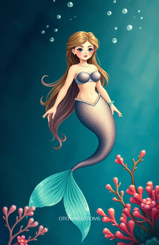 Underwater Mermaid Grotto Digital Art