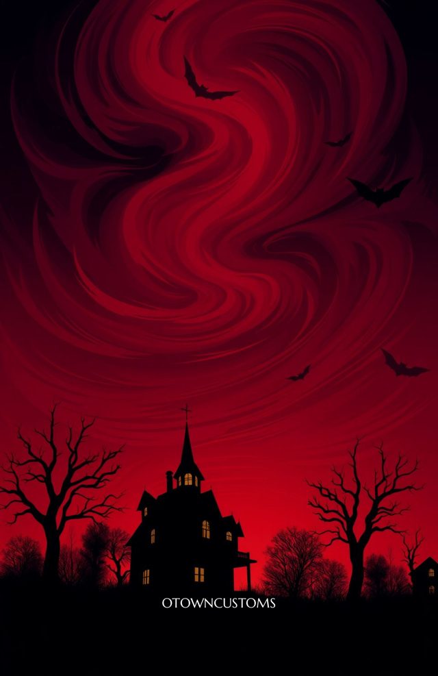 Spooky Haunted House Silhouette