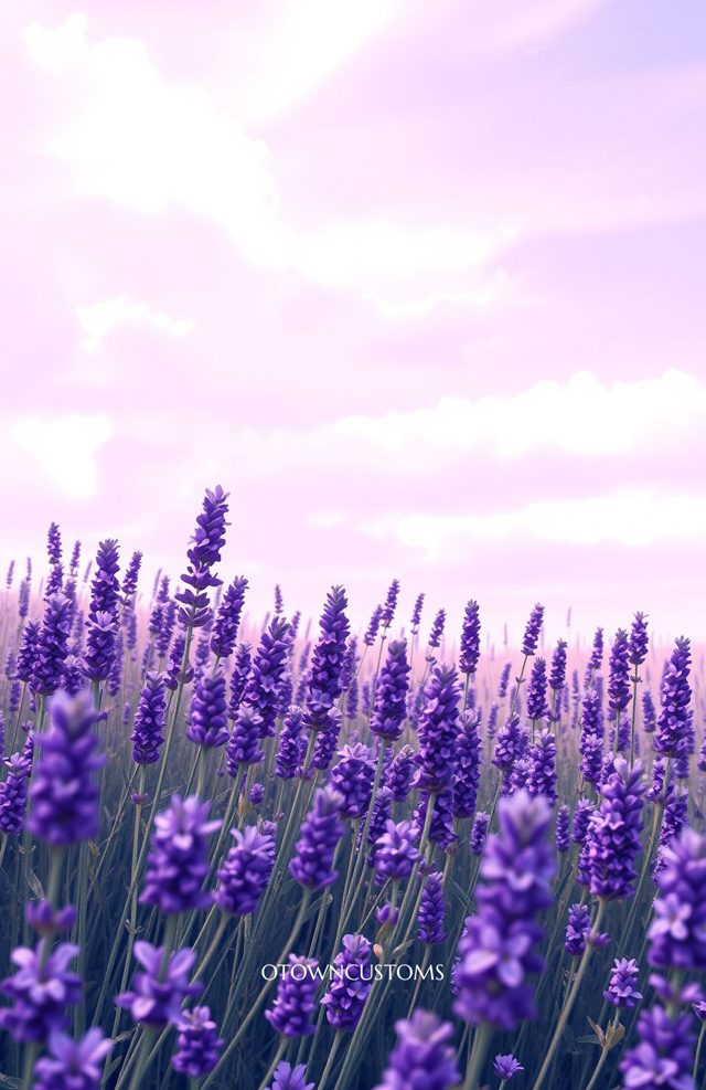 Lavender Field Summer Haze